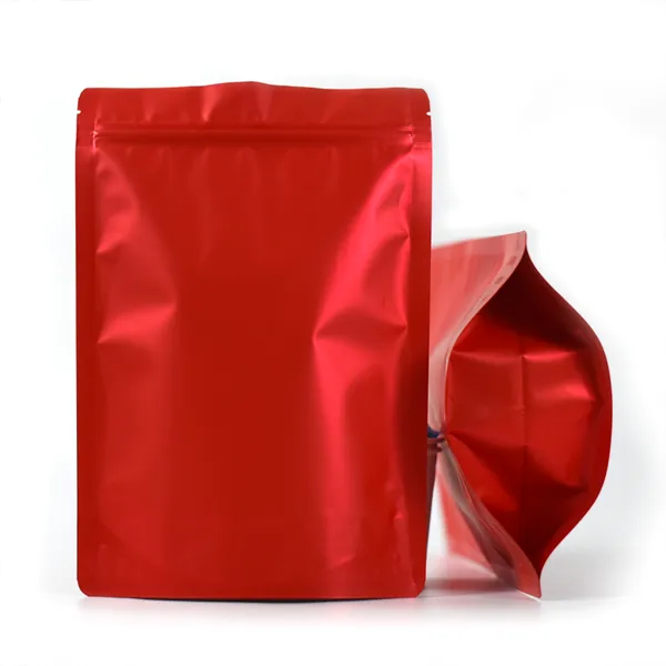 Custom Red Mylar Bags-2
